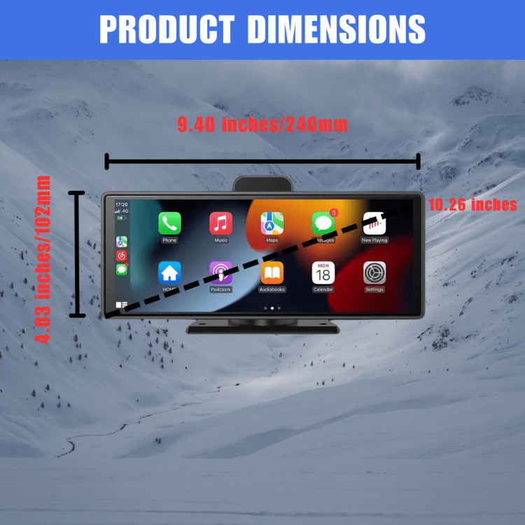 CAR SMART 10-INCH SCREEN WITH 4K FRONT + 1080P REAR CAM & DASHCAM – Car ...