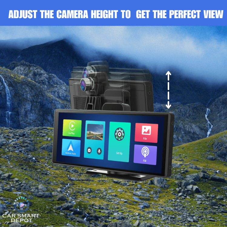 CAR SMART 10-INCH SCREEN WITH 4K FRONT + 1080P REAR CAM & DASHCAM – Car ...