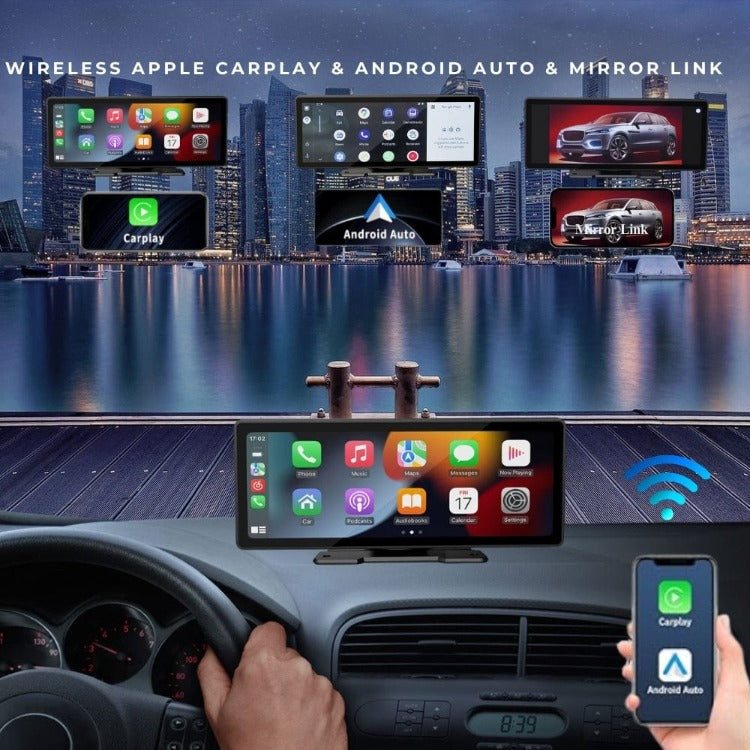 Enjoy mirrorlink carplay, wired, or wireless with our 10-inch IPS screen. The features are endless.