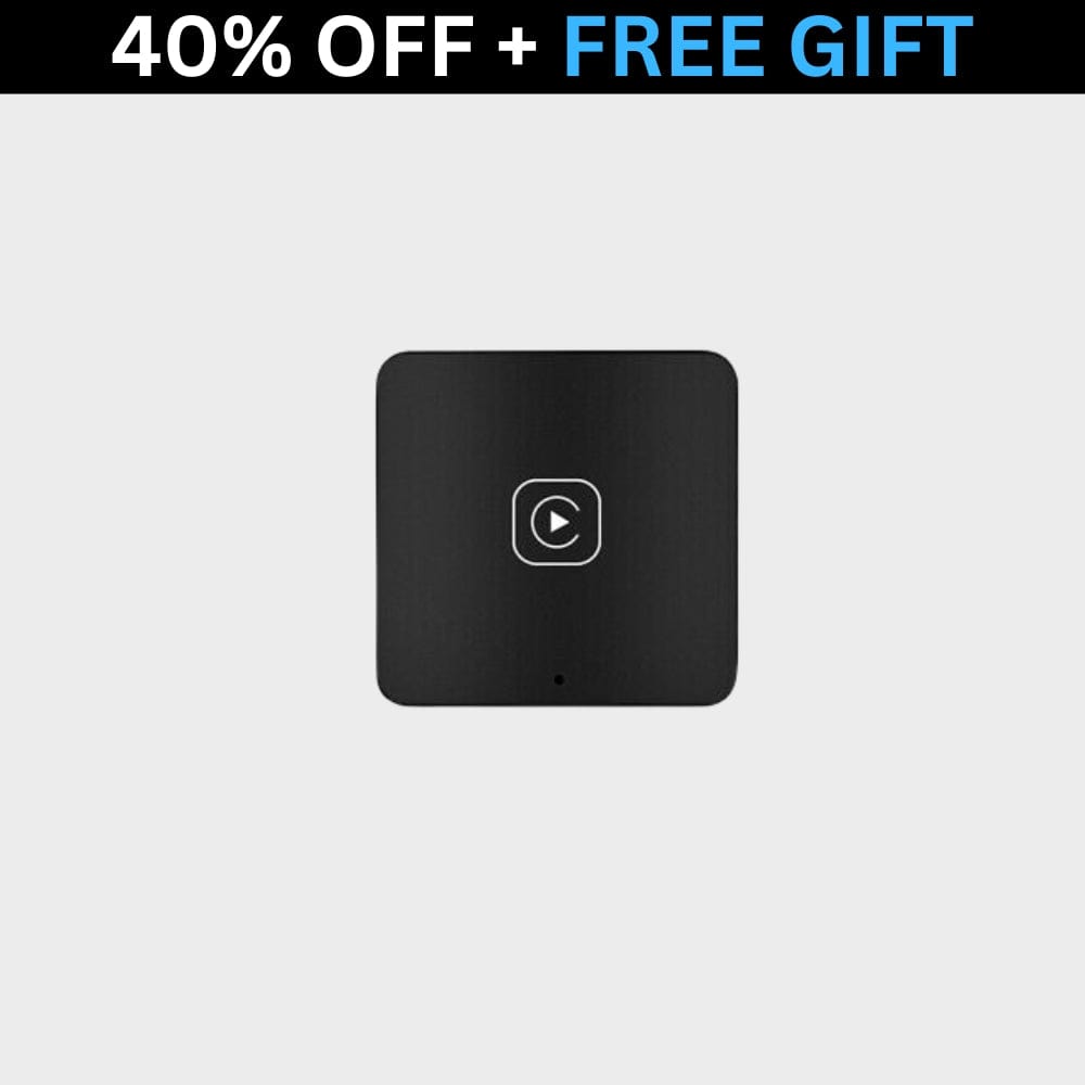 Enjoy 40% off and a free gift with the car smart wireless carplay adapter.